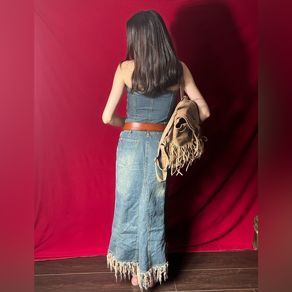 Boho Denim Dress by TRF Jeans - Picture 5 of 7